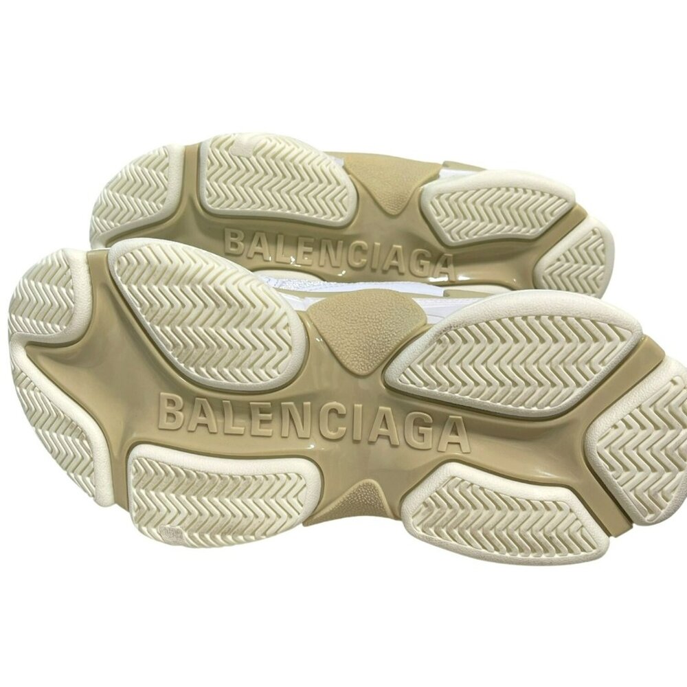BalenciagaTriple S Mule Slip On Sneakers Size 38 White Beige New Size 38 US 8 - Picture 8 of 12
